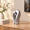 Abstract Twisted Decorative Sculpture Contemporary for Entryway, Reception Area