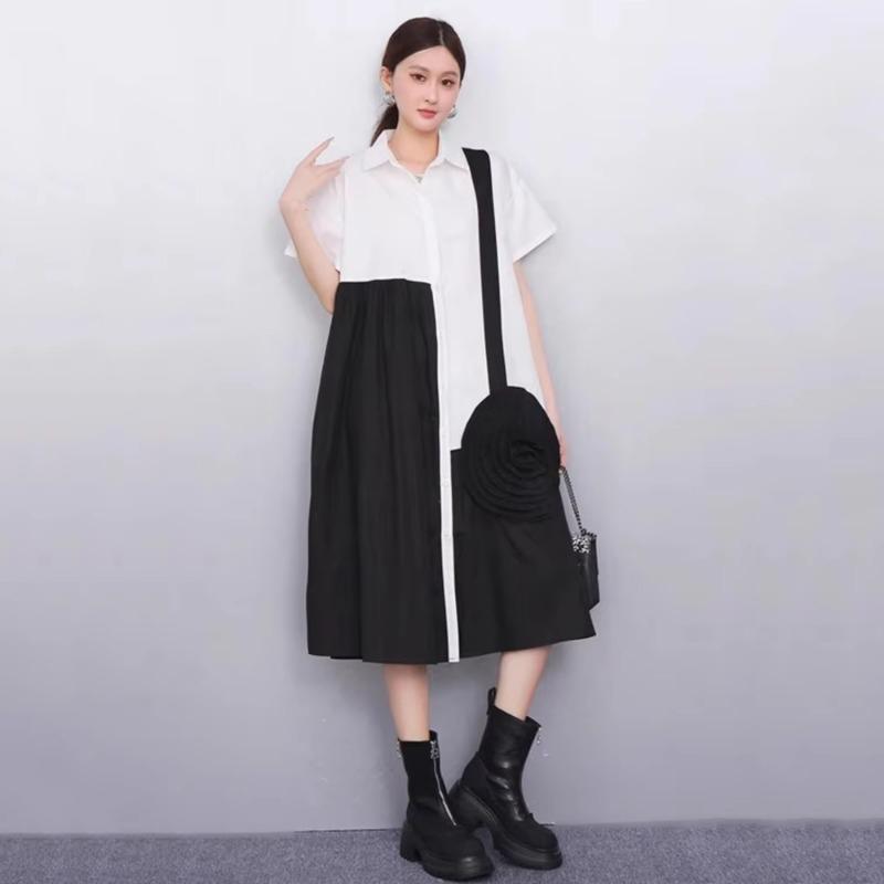 XITAO Three-dimensional Decoration Flower Dress ZMY1397