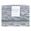 KIYOHARA Indoor Shoes Heart Quilt 19cm W x H x 5cm D Girls' Case, Design, Gray, Lightweight, 81g, 31.5cm (NRF05-SB)