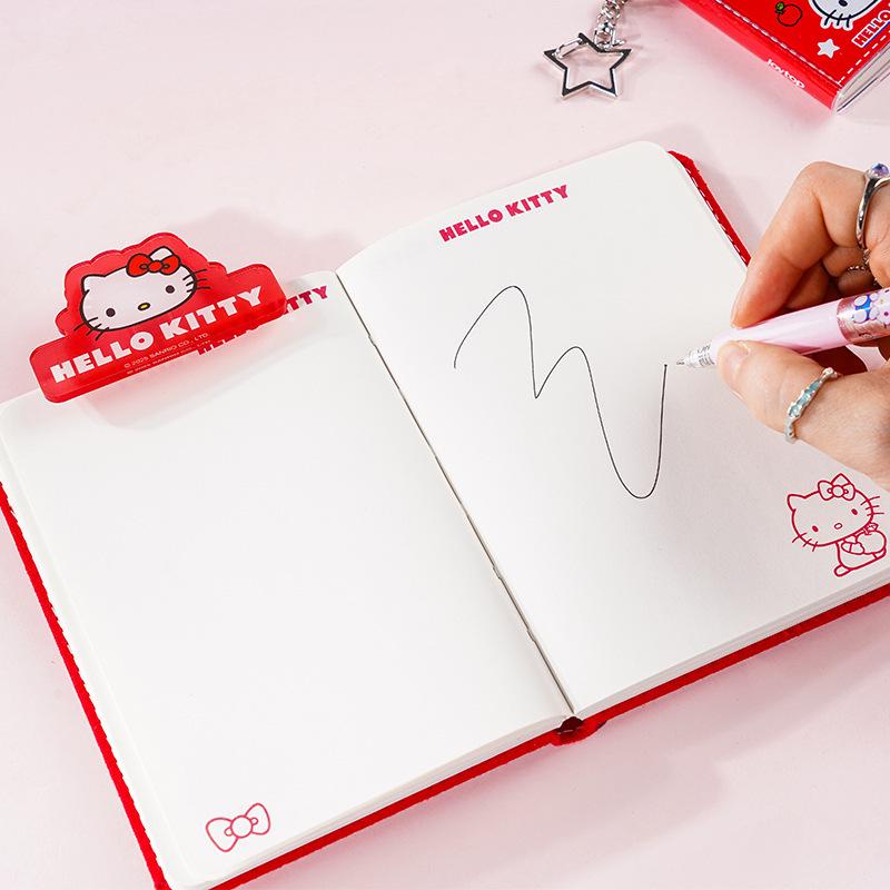 Yue Mu Hello Kitty Quick-Dry Smooth Click Pen for Students