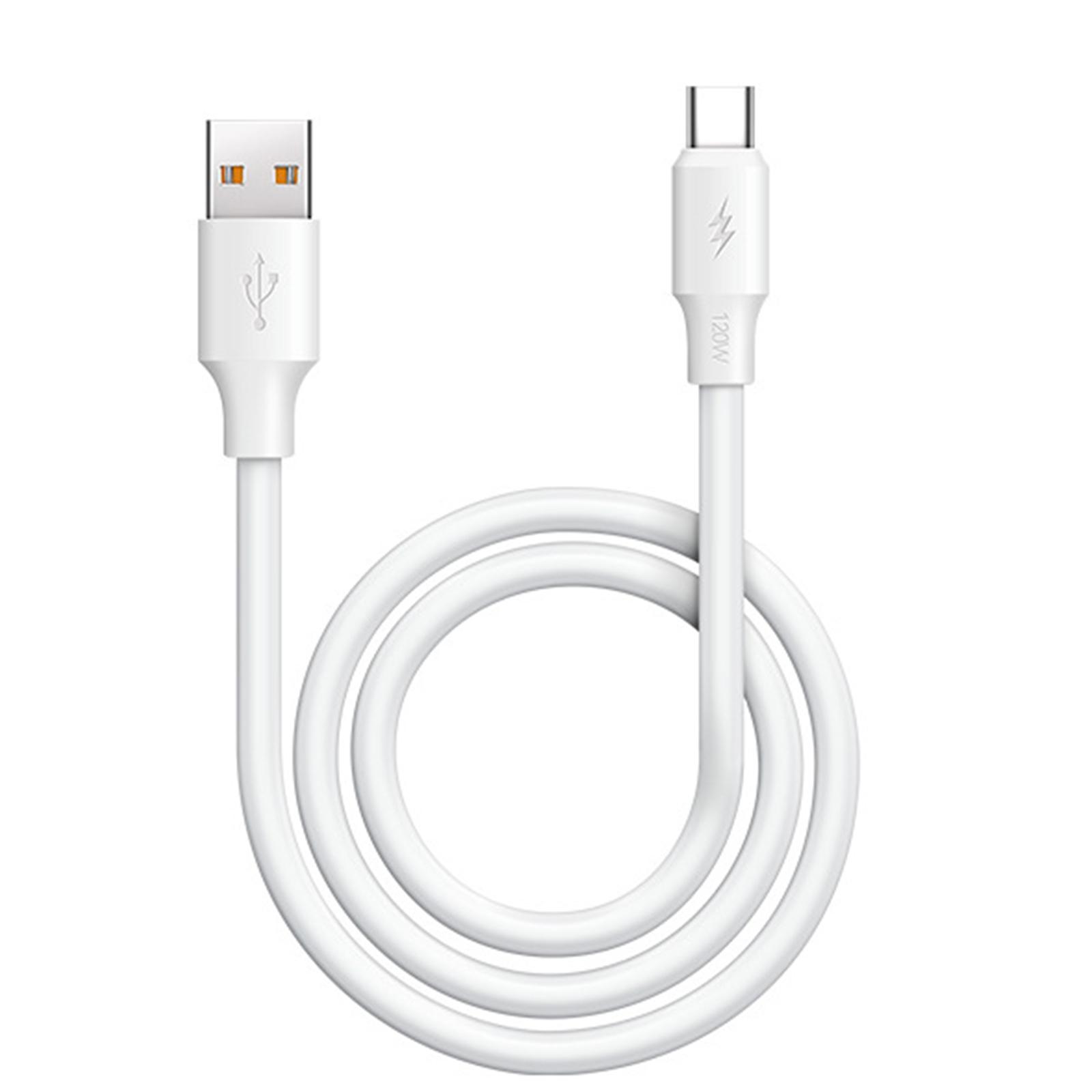 

3.2ft USB to Type C/Micro USB Power Cable Line Fast Charging Data Cord Wire Support 120W High Power Quick Charging B