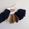 4 Pieces A Set Soft High Elastic Scrunchie Wide Edge Seam Free Hair Rope Simple Retro Ponytail Rubber Band