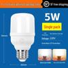 Energie sparende LED-Glühbirne, E27-Schraubfassung, superhelles warmweißes Licht für die Heimbeleuchtung.