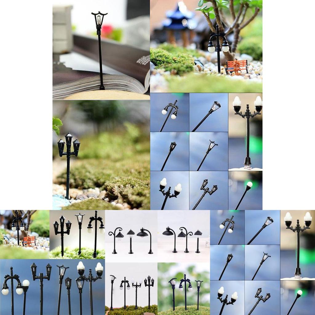 Light Diy Lamp Decoration Ornament Miniature Garden Mini Micro Craft Landscape