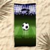 2025 Nouvelle Serviette de Plage Football Thème Football Microfibre Serviette de Bain pour Adultes Bord de Mer Serviette à Séchage Rapide