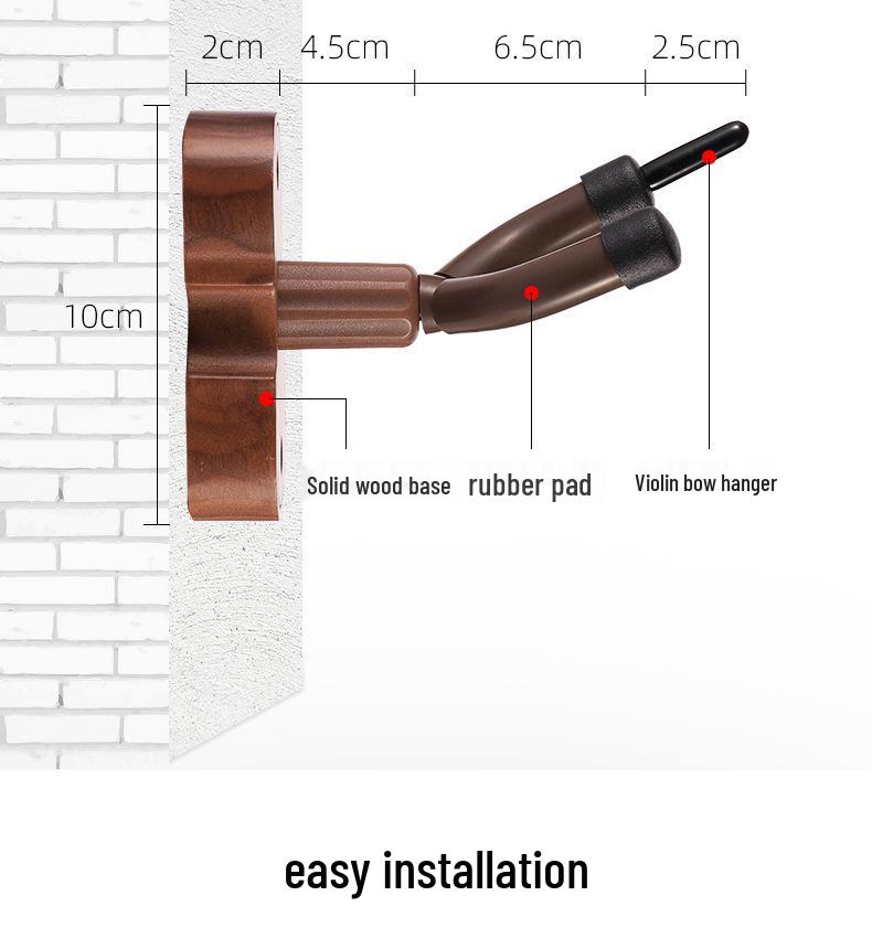 Solid Wood Instrument Hanger: Violin, Erhu, Ukulele, Hulusi Hook