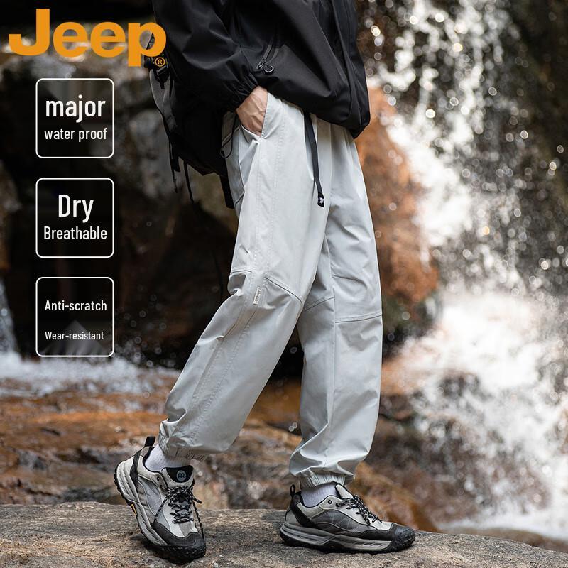 

JEEP Men s Waterproof Outdoor Loose Fit Cargo Pants 2XL