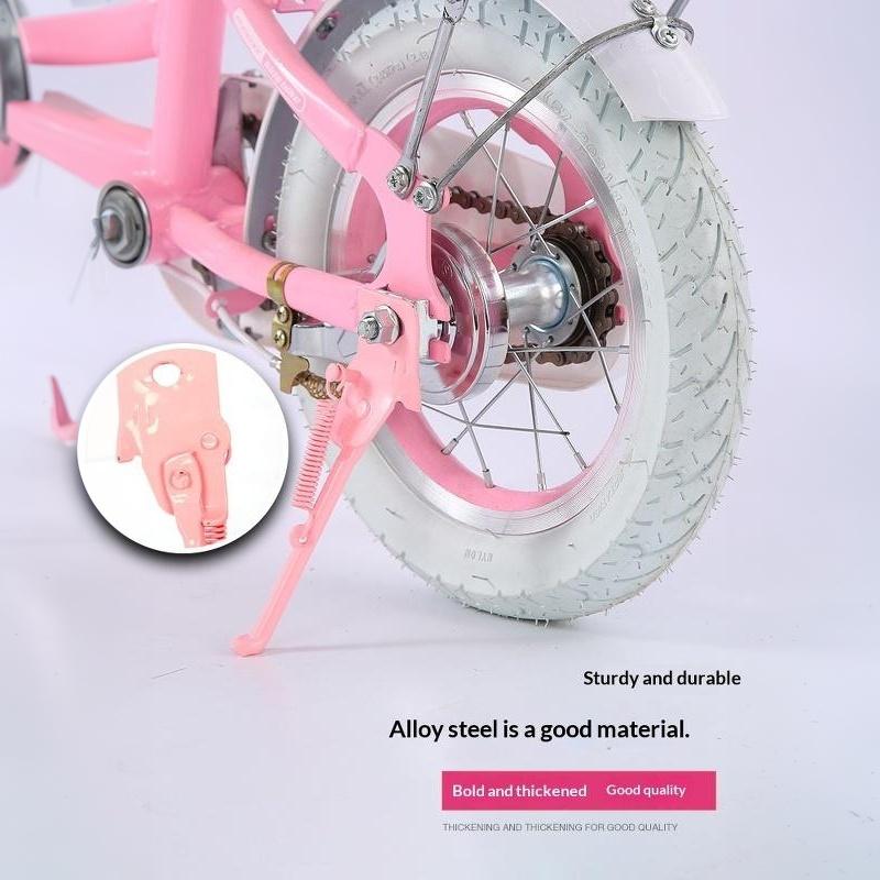 Easy Use Children Bike Side Kickstand Stable Anti-slip Bicycle Parking Support Fit 12-20 Inch Kids Bike Accessories