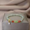 Ice Blue Hetian Jade Bracelet for Women - Elegant Bead String Jewelry, 2024 New Style