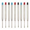 9Pcs 1.0mm Point Pen Refills Ball Points Pen Refills Metal Ballpoint Pens Refills Replaceable Ink Pen Refill for Pens