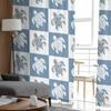 Turtle Color Block Starfish Square Bedroom Transparent Sheer Curtains Holiday Decoration Window Voile Tulle Curtain