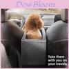 Pet Car Seat Carrier With Warmth And Removable Cushion For Small Dogs