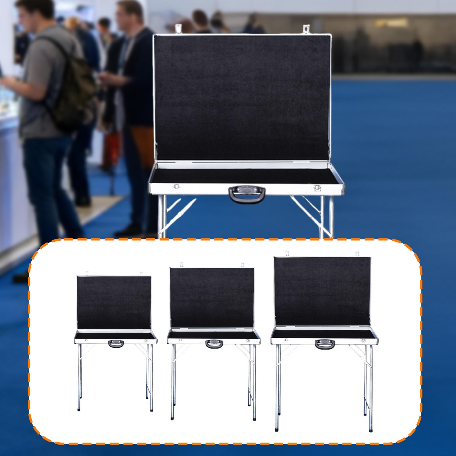 

Easy to Use Card Show Display Case Professional Aluminum Alloy for Sports Card Jewelry Storage 60cmx40cmx50cm