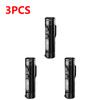 Mini Pocket Torch Flashlight Rechargeable LED Torch with Hat Clip Waterproof Emergency Torch Light for Headlamp Outdoor Camping