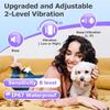 Bark Collar for Small Medium Dogs, Humane No Shock Dog Bark Collar with 2 Vibrations Beep, Rechargeable Anti Barking Collar with 8 Adjustable