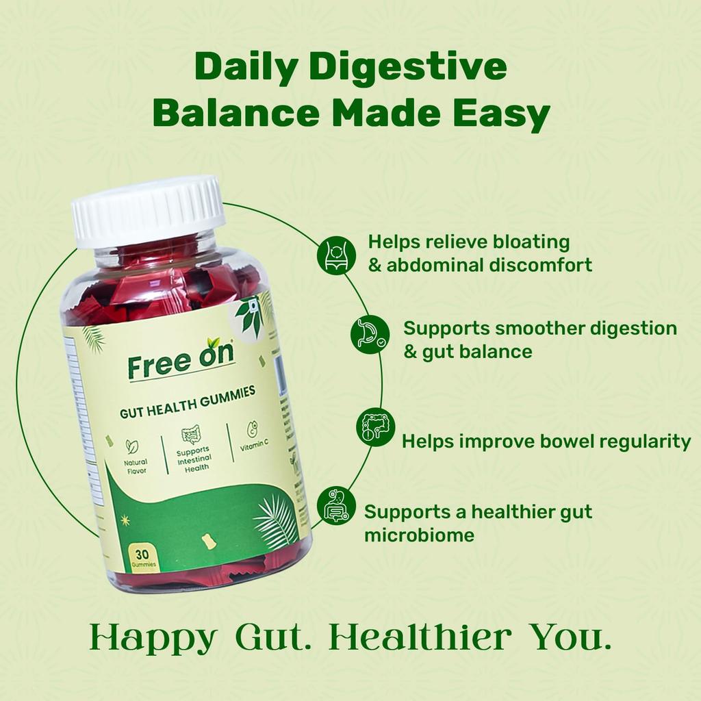 Free On Gut Health Gummies - Bacillus Clausii Probiotics, 30 Count