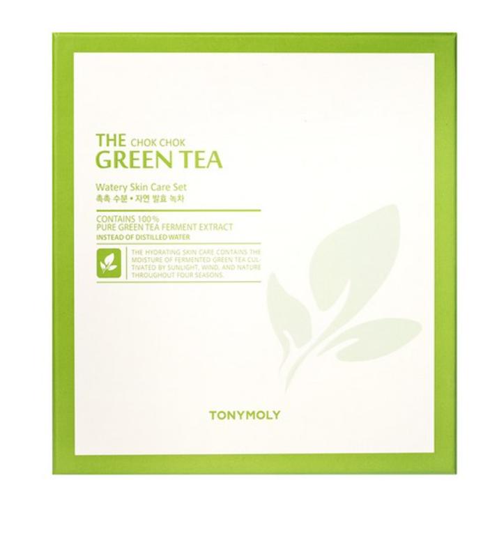 TONYMOLY The Chok Chok Green Tea Moisture 2-Piece Set | Hydrating Toner & Lotion
