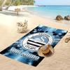 Swansea City FC Personalisiertes Bedrucktes Strandtuch Fußballlogo Unterstützung Benutzerdefinierter Name Text Absorptionsfähiges Handtuch für Sport Reisen Besonderes Geschenk