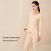 Yi Er Shuang Women's Double-Sided Brushed Fleece Thermal Underwear Set