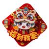 Chinese Style Snake Year Fu Character Door Sticker 3D Door Couplet Ornaments  Celebration Party