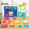 Wooden Puzzle Game For Kids With Colorful Blocks For Brain Development And Family Play