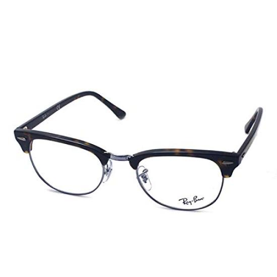 

photochromic eyeglasses set HOYA Suntech size Dark Havana CLUBMASTER eyeglasses frame [Color-changing Gray] Ray-Ban RB5154-2012-51