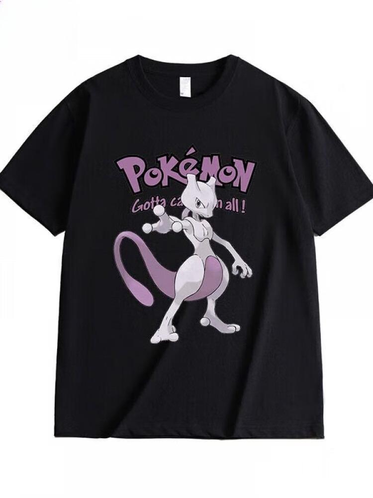 

Anime Pokémon Printed Cotton Tshirt Summer Unisexs and Womens Tshirt Harajuku Clothing Fashion Casual Tshirt 2026 Summer New S