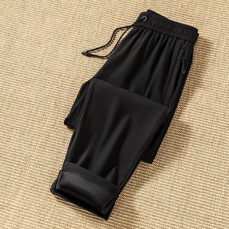 

FAPAI Men s Fleece-Lined Straight-Leg Casual Pants 4XL