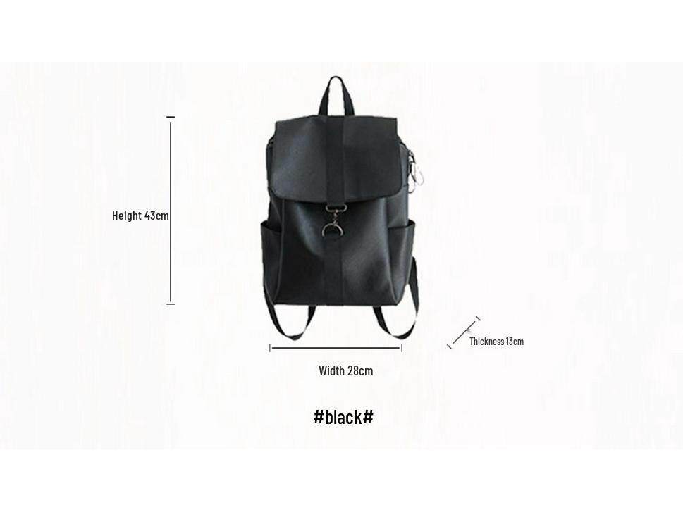 Trendy Women's Soft Leather Backpack: 2026 College and Travel, Korean & Japanese Style, 16-inch Laptop Capacity