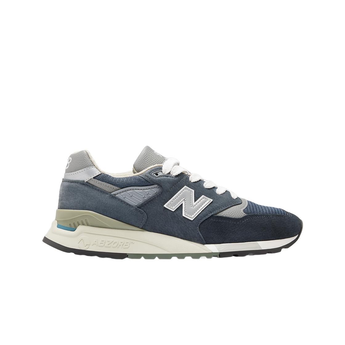 

New Balance 998 Сделано в США Темно-серые мужские кроссовки U998NV