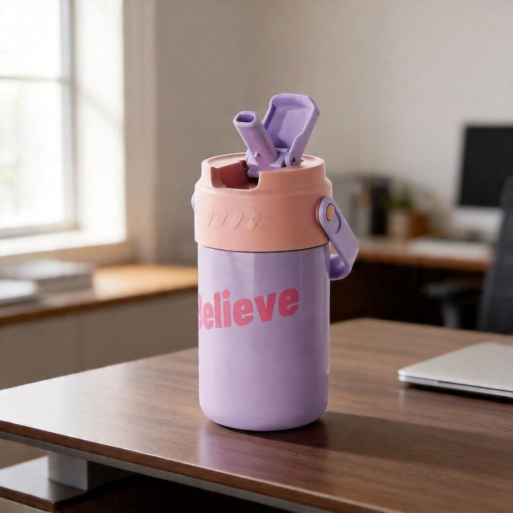 Modern Minimalist 316 Stainless Steel Travel Mug With Tea Separator For Office And Commuting