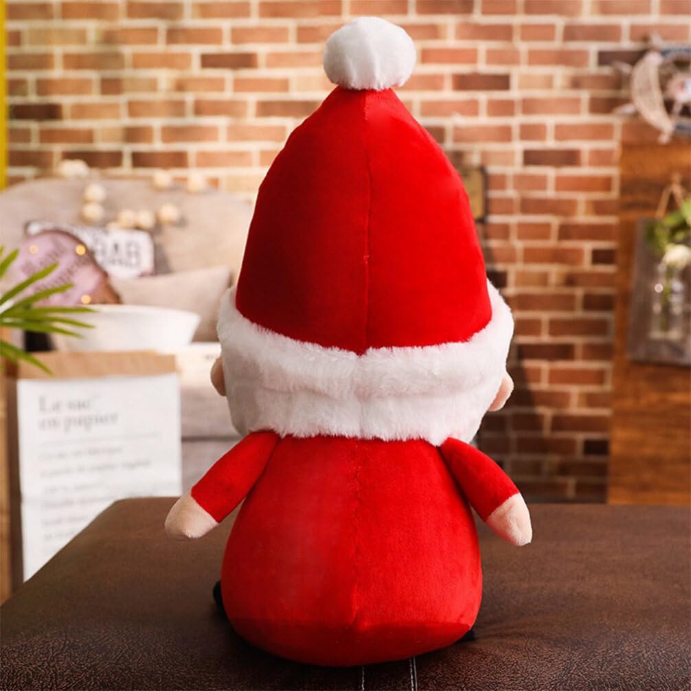 MUCKLILY Santa Claus Plush Toy, Cute Fluffy Plush Body Pillow, 50cm, Christmas Decoration, Interior Decor, Gift