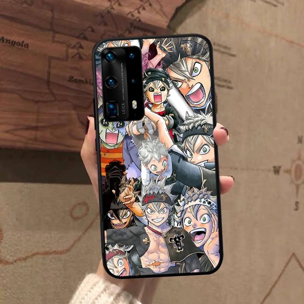 Black Clover Telefoonhoesje Voor Huawei P 8 9 10 20 30 40 50 Pro Lite Psmart Honor 10 Lite 70 Mate 20lite