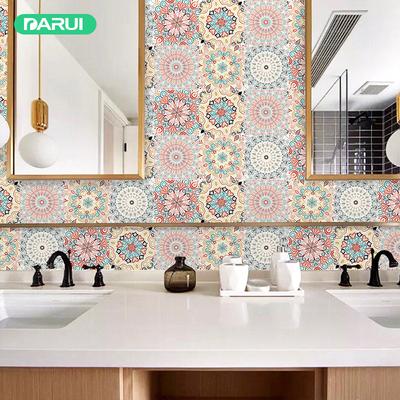Thickened Matte Tile Sticker Self-Adhesive Wall Sticker Waterproof And Moisture-Proof Kitchen And Bathroom Renovation Wallpaper