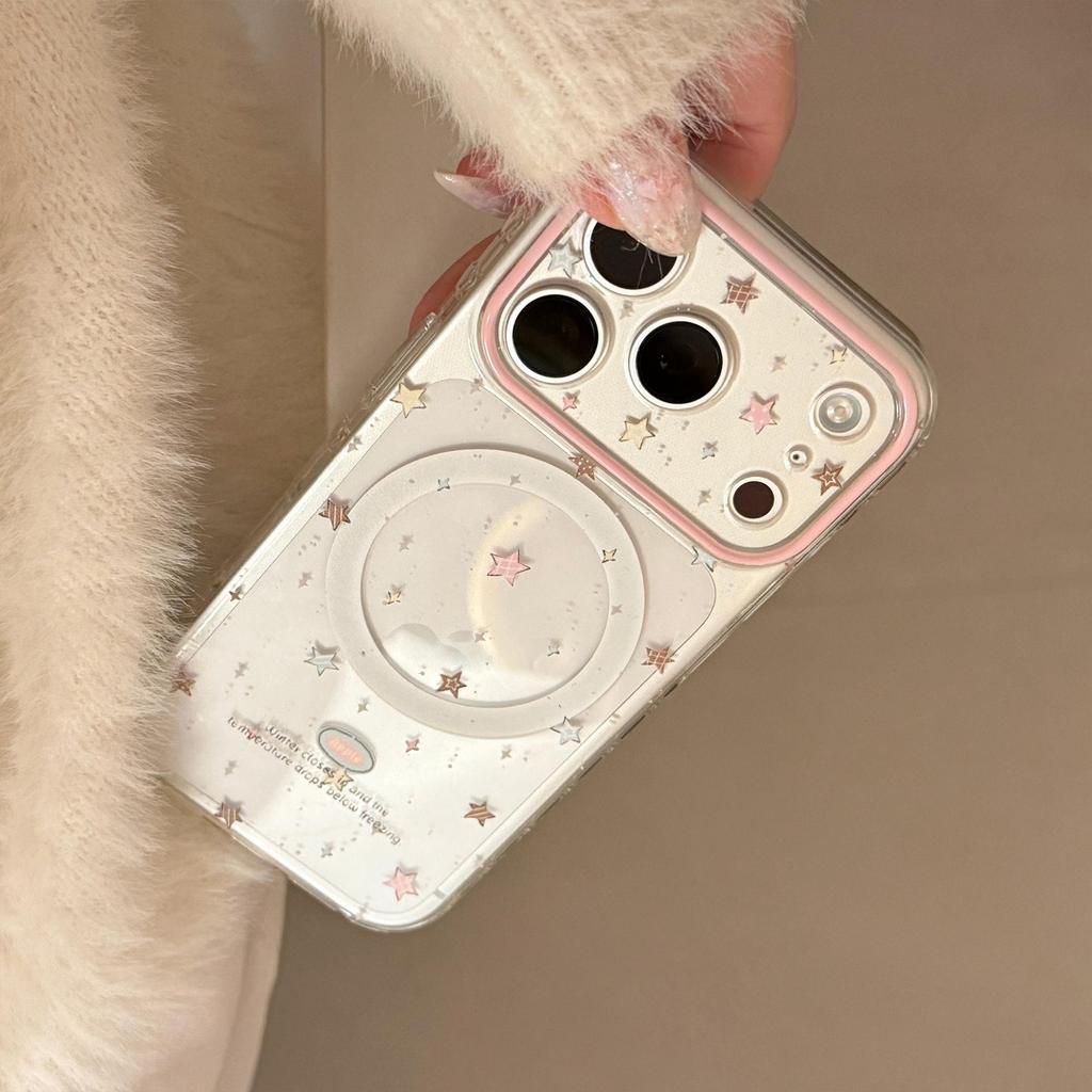 Creative Apple Magnetic Phone Case Compatible with iPhone 16, iPhone 17, and iPhone 17 Pro Max