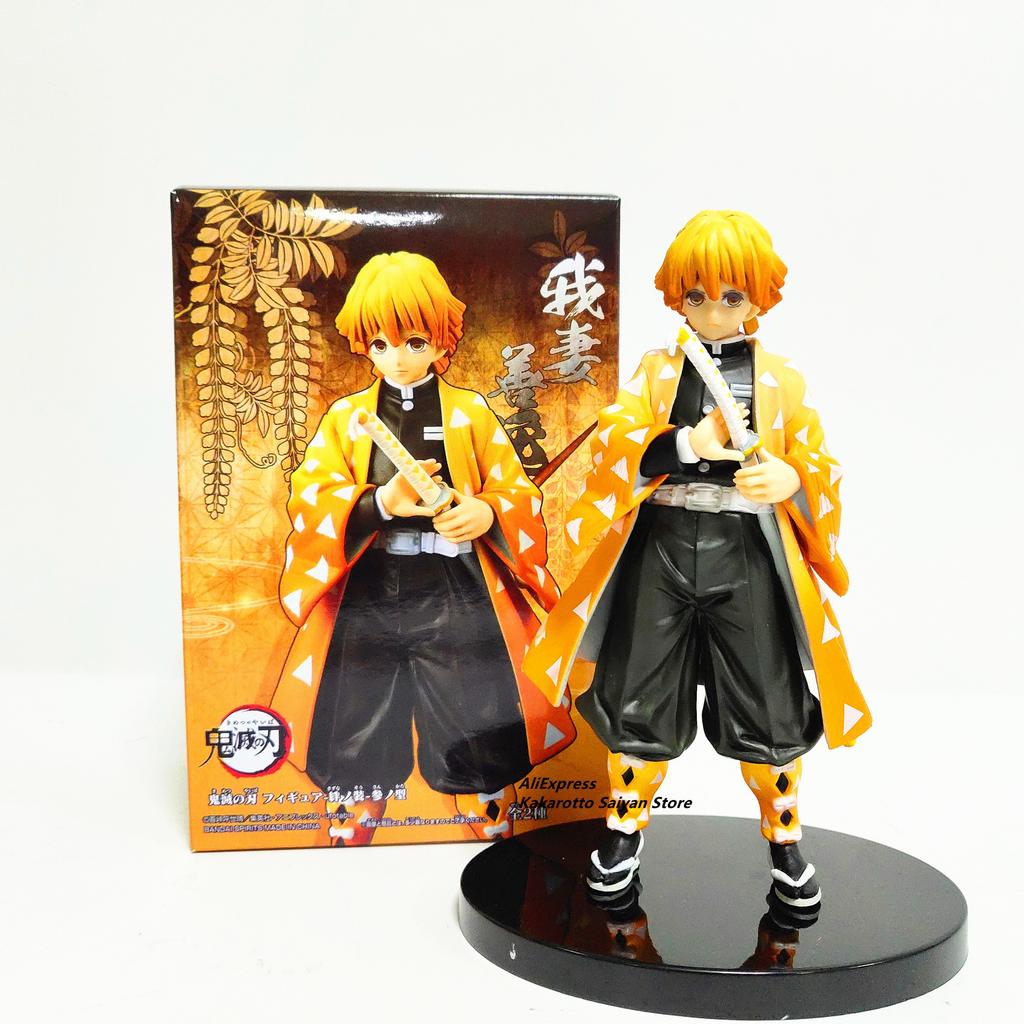 Buy Demon Slayer Agatsuma Zenitsu PVC Action Figures Thunderclap and ...