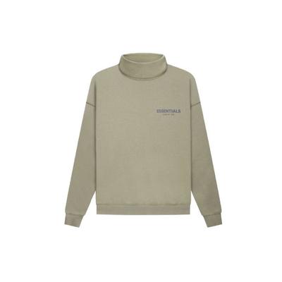 Fear of God Essentials Fleece Mockneck Pullover Unisex Sweatshirt Pistaziengrün FOG-FW21-010