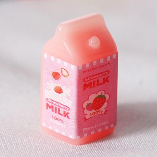 3Pcs Mini Milk Box Realistic Accessories Resin Simulation Milk Boxed Pretend Play Toy for Dolls Kitchen