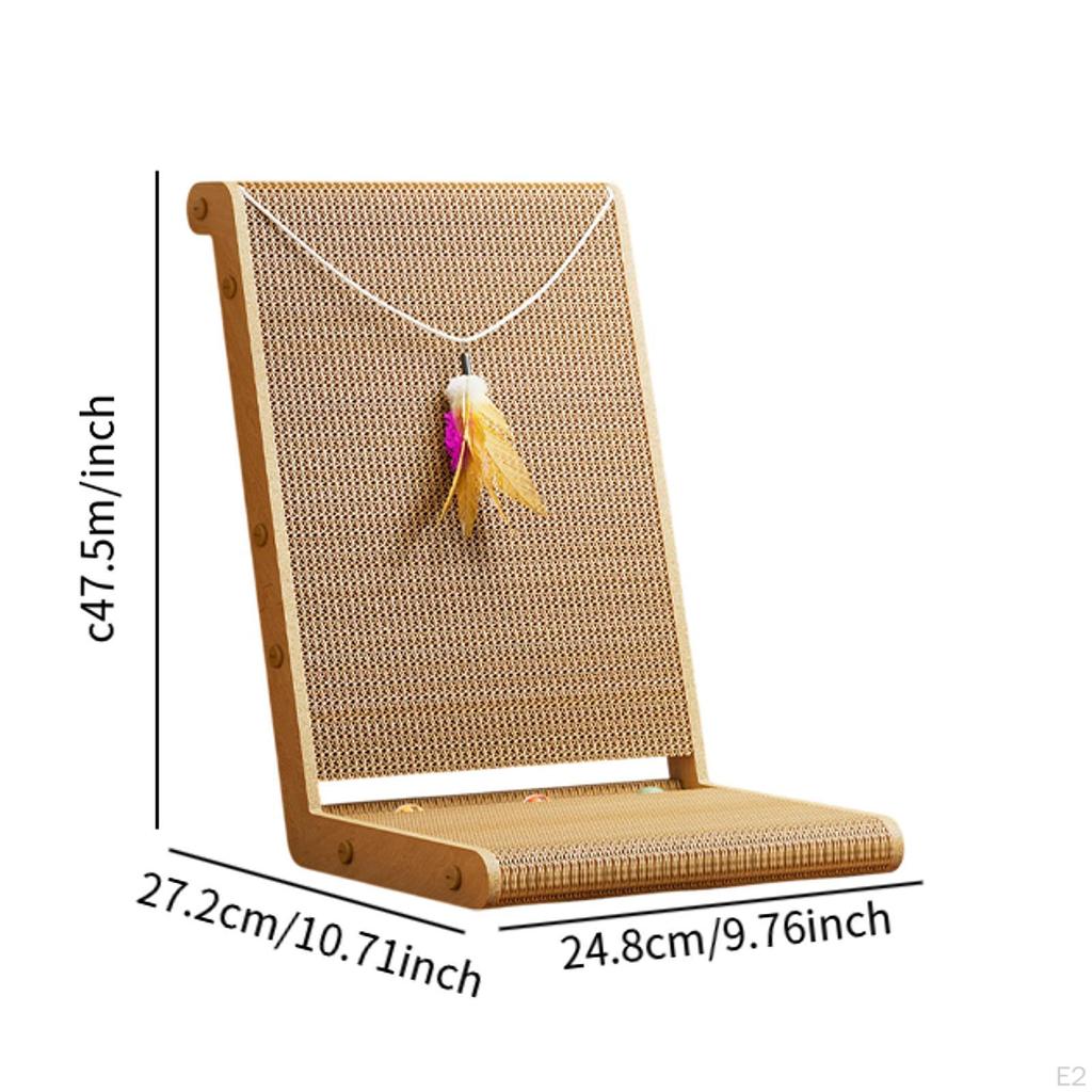 Cat Scratching Post, Cardboard Indoor Post for Kittens