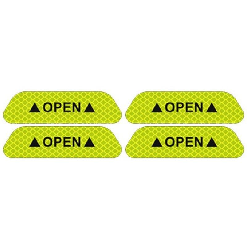 4PCS/set Car Reflective Strips Warning Stickers For Toyota Corolla Yaris Auris CHR Camry Prius RAV4 Highlander Car Door Stickers