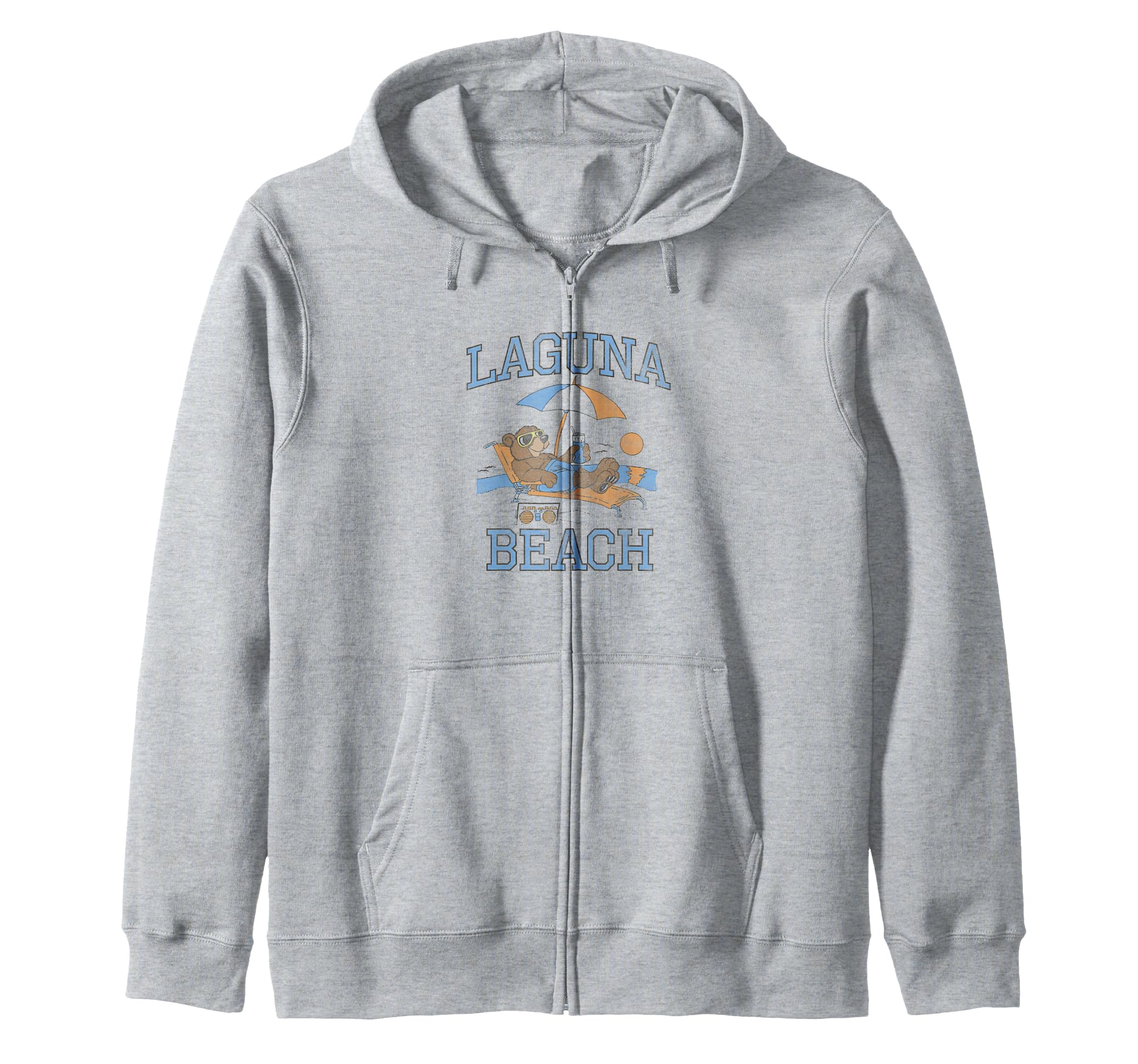 

Laguna Beach Bear Vacation Zip Hoodie