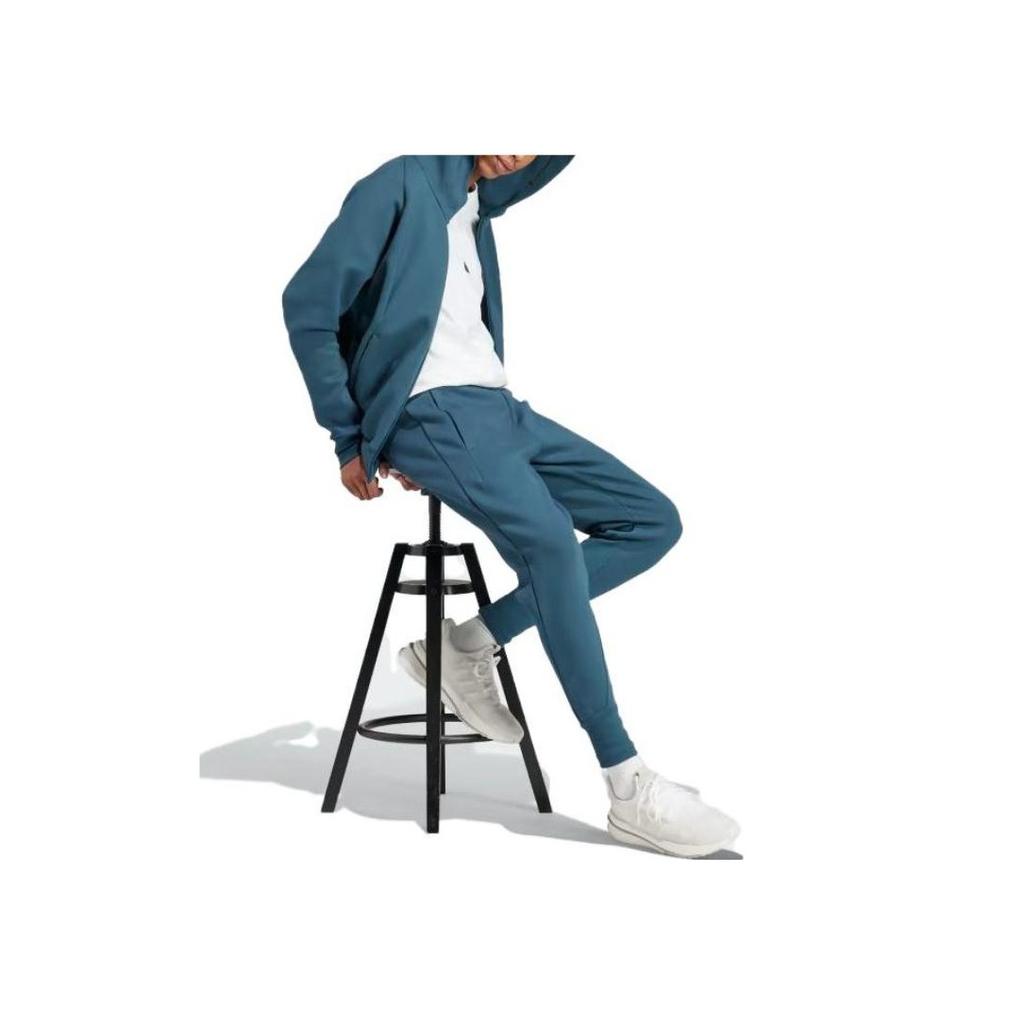 Adidas Z.N.E. Kolleksjon Konisk passform Joggebukser Herre Underdeler Blå IN5100