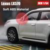 1/64 Lexus LX570 Miniature Model JKM Premium SUV Toy Car Vehicle Free Wheels Diecast Zinc Alloy Metal Collection Gift