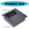 Practical Cable Entry Grommets Aluminum Alloy Materials for Enhances Desk Organization in Office Supplies and Home