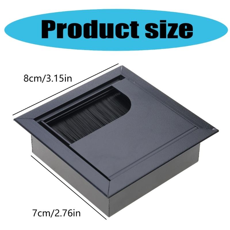 Practical Cable Entry Grommets Aluminum Alloy Materials for Enhances Desk Organization in Office Supplies and Home