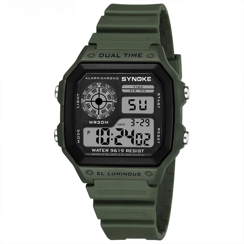 Digital Watches Men Sports Luminous Multifunction Waterproof Women Wristwatch Outdoor and Running Student Seven Lights