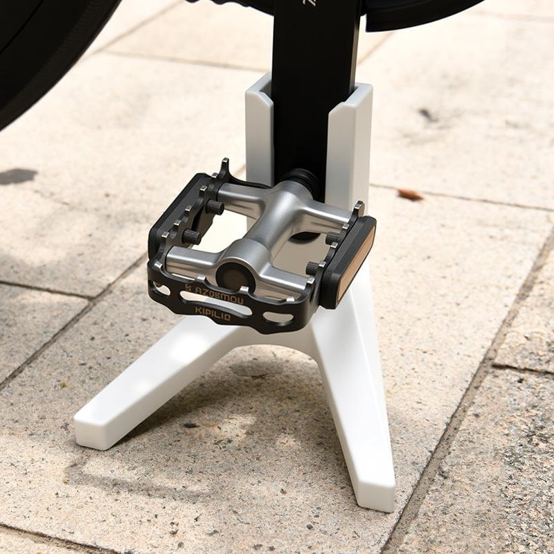 1Pc Portable Cycling Parking Rack Mountain Bike Accessories Road Bike Accessories Bike Side Foot Bracket