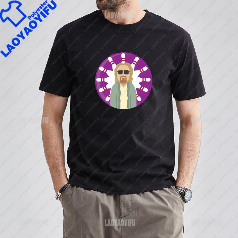 The Dude Abides Man Big Lebowski Tshirt Short Sleeve O Neck Man Unique Vintage Humor Tees Streetwear Unisex T Shirts Hiphop