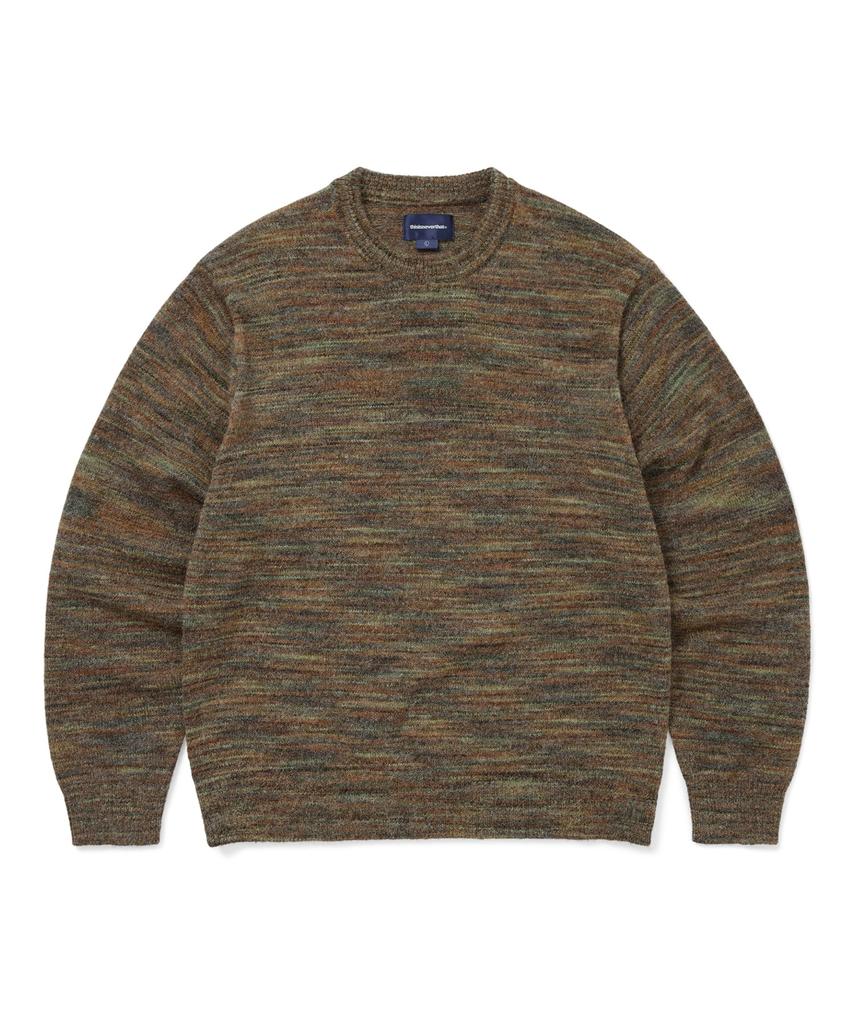 THISISNEVERTHAT Static Knit Sweater Olive