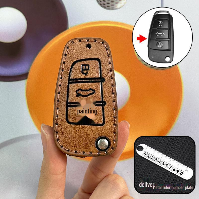 

Чехол для ключа Chery QQ Ice Cream 2024 года: Совместимо с Small Ant EQ1, Arrizo 5, Tiggo 3 - Премиум сумка для автомобильных ключей